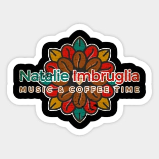 Natalie Imbruglia Music & Cofee Time Sticker